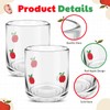 SiliFine Icon Juice Glasses, 14oz Stemless Wine Drinking Juice Glass