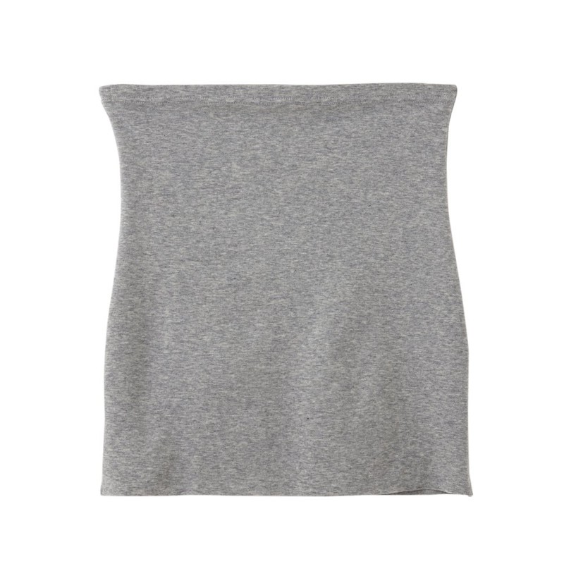 Gunze CB3500 Shiffer Stomach Wrap, Unisex, heather gray