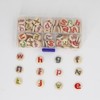 15mm Wooden Buttons100 Pcs Assorted Random 26 Letter Patterns 2