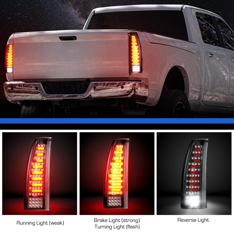 Gubebaili LED Tail Light Assembly Fit for Chevy & GMC