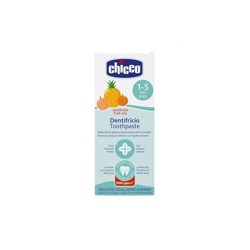 chicco Pasta de Dientes Tuttifrutti para Niños 1 a 5