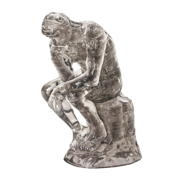 Beverly Crystal Clear 3D Puzzle - The Thinker (43Piece) Crystal Puzzle