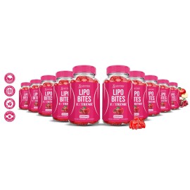Justified Laboratories Lipo Bites Extreme ACV Gummies 2000MG Apple Cider Vinegar 600 Gummys