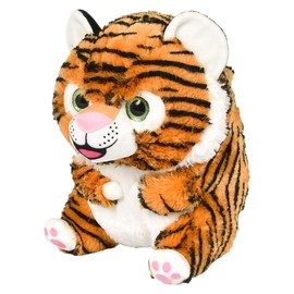 ArtCreativity Belly Buddy Tiger, 10 Inch Plush Stuffed Tiger, Super Soft and Cuddly Toy, Cute Nursery Décor, Best Gift for Baby Shower, Boys and Girls - Colors May Vary