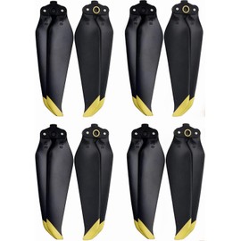 Hengrongshen 8 Pcs Air 2S Propeller/Mavic Air 2 Propeller, Quick Release Air 2S Propel with Push Type Quick Release Design, Drone Mavic Air 2 Propeller Accessories for Drone Replacement (Gold)