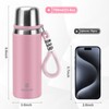 Stainless Steel thermo Bottles with cup 700ml/23.7oz Vacuum Insulated Bottle