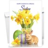 Sister Easter Card - Medium Sized Card (A5 Size -148mm