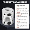 Motor Shaft 5 mm to 10 mm Flexible Shaft Couplings,