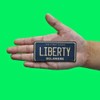 Delaware State License Plate Patch First State Liberty Sublimated Iron