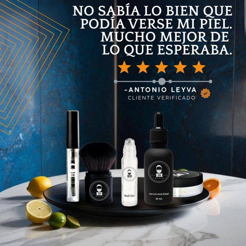 Pack Rutina Cuidado Piel Ojeras, Arrugas, Piel Grasa, Cejas