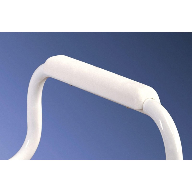 Moen Glacier White Home Care Bathroom Safety Toilet Grab Bar,