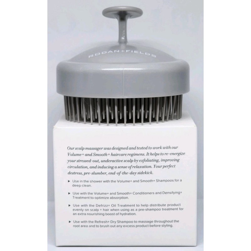 Rodan + Fields Therapeutic Scalp Massager Gray New in Box