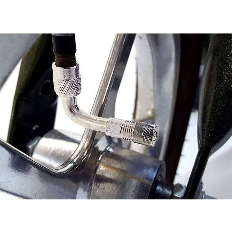 YFFSFDC 90° Extension L Type Air Valve for Motorized Bikes,