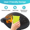 YEEZEE Saddle Stool Ergonomic- Comfortable Rolling Saddle Stool with Wide