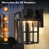 Brightever LED Outdoor Wall Lights, 10W 3000K/4000K/6500K Selectable, 800LM High