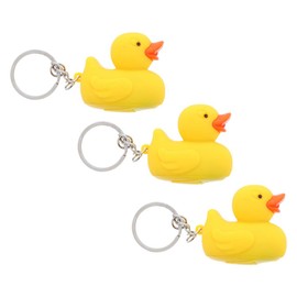 Duck Keychain Party Favor with Quack Sound - Set of 3