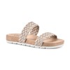 CLIFFS BY WHITE MOUNTAIN Truly Women's Slide Sandal, Beige/Smooth, 9