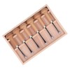 Wood Carving Chisel Set Kit Sculpture Hand Tools Mushroom Handle