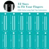 LIONVISON 3XL Clear Full Cover Nail Tips for Acrylic Nails