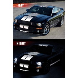 VViViD Reflective Gloss Silver White Vinyl Car Wrap Film DIY Roll Easy to Install No-Mess (5ft x 48 Inch)