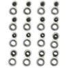 Fishing Rod Guide Stainless Steel Repair Replacement 16 Piece Set