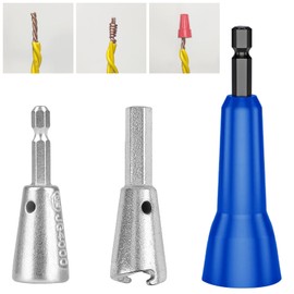 2024 Upgraded Wire Twisting Tool Set - Regular & Helical Winding Guide Wire Twisters with Wire Nut Twister for 8-14 AWG, Electrician’s Wire Twisting Connector, EVA Storage Box (3Pcs)