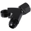 Podavelle 12AN Female to Dual 12AN Male Y Block Fitting