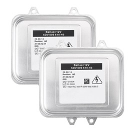 Slakerbe 2PCS Xenon Headlight Ballast Control Unit Module,Xenon HID Ballast 5DV009 610-40, 13434021, 95863159701 Fit for Buick for Envision 2016-2020 for Regal 2014-2017 for Jaguar XE 2017-2019