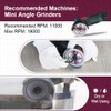 QUEFORET Diamond Cutting Discs for Concrete 75 mm 4 Pieces