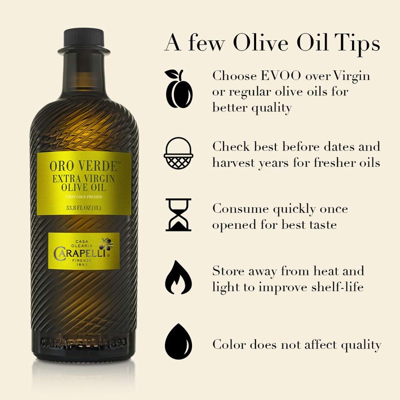 Carapelli - Oro Verde Extra Virgin Olive Oil: First Cold-Pressed