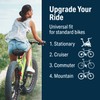 Bikeroo Wide Cruiser Saddle - Comfort Seat Fits Indoor &