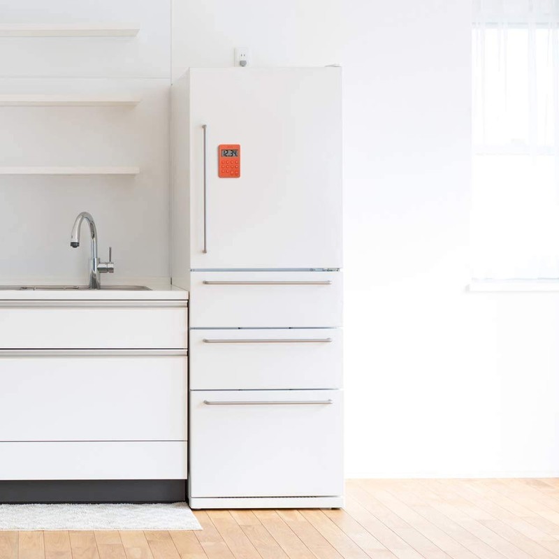 Tanita Kitchen Timer with Magnet, Digital Timer, 100 Minutes, Orange,