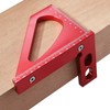 Angle Ruler 45 90 Degree Angle Aluminum Alloy Miter Protractor