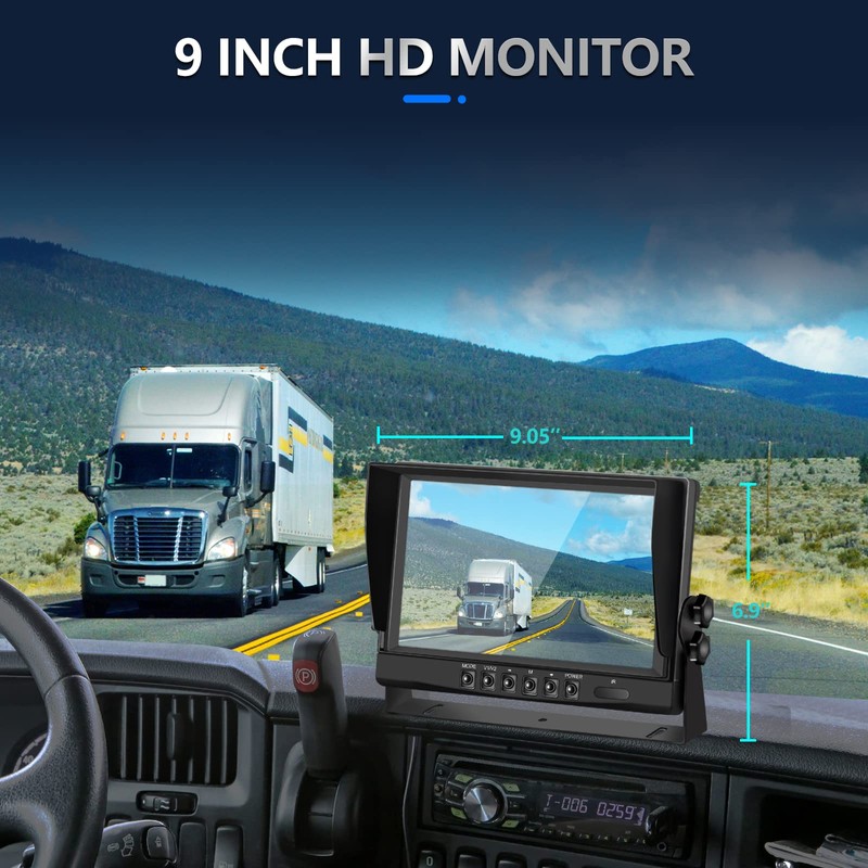 AHD 1080P 9" Reverse Rear View Backup Camera System, Camera