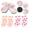 Barwa American Doll Accessories 5 Pairs of Shoes with 2