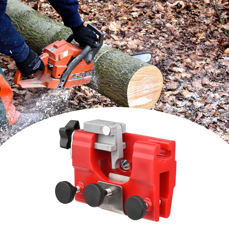 Manual Chainsaw Chain Sharpener Portable Hand-cranked Saw Chain Grinder Household