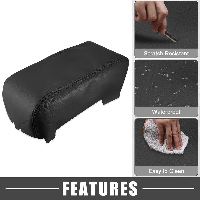 X AUTOHAUX Center Console Cover Pad Waterproof Armrest Box Protector