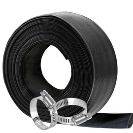 Eastrans 1-1/4in x 50 FT Pool Backwash Hose with 2 Hose Clamps,Extra Heavy Duty Discharge Hose,Drain and Filter Pump Hoses for Swimming Pool,Super wear-resistant,weather blast
