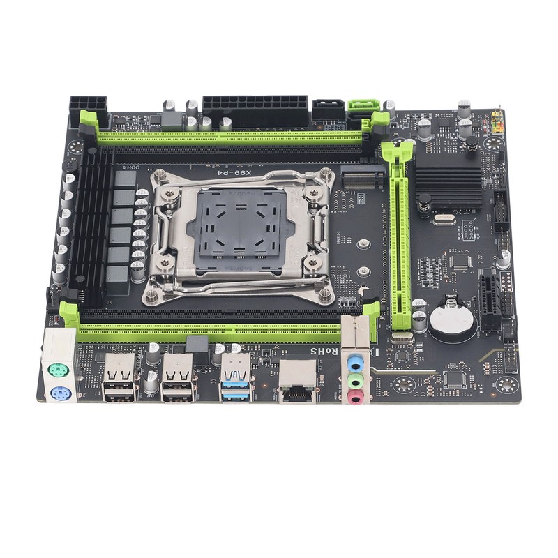 X99 P4 Computer Motherboard LGA2011 CPU 4 DDR4 USB3.0 SATA