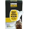 Grime Boss Heavy Duty Hand Cleaning Wipes, White 60 Count