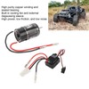 550 12T Brushed Motor with 60A Brushed ESC for ARRMA