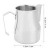 Stainless Steel Pointed Mouth Coffee Milk Frothing Cup Coffee Jug