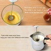 Electric Milk Frother Handheld,Travel Coffee Drink Mixer Batteries Included, 304