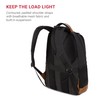 SwissGear 5505 Cecil 16” Laptop Backpack Black Canvas/Brown – Daily