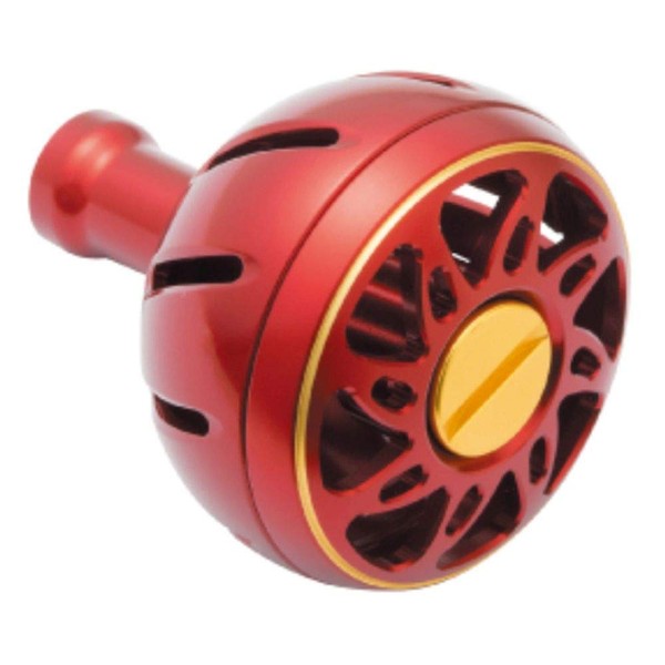 Daiwa SLP Works SLPW Handle Knob, Aluminum Round Knob, L, Electric and Double Axis Reel, Red Reel