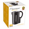 Bestron Wasserkocher mit Kochstopp-Automatik, 1,7 Liter, 2200 Watt, Schwarz
