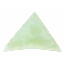 Womens Girls Triangle Small Bridal Wedding Party Bridesmaid Birthday Headpiece Thin Short Fine Hair Accessories Hair Up Bulldog Crab Octopus Jaw Styling Hair Claw Clamp Clip Clip (Mint)