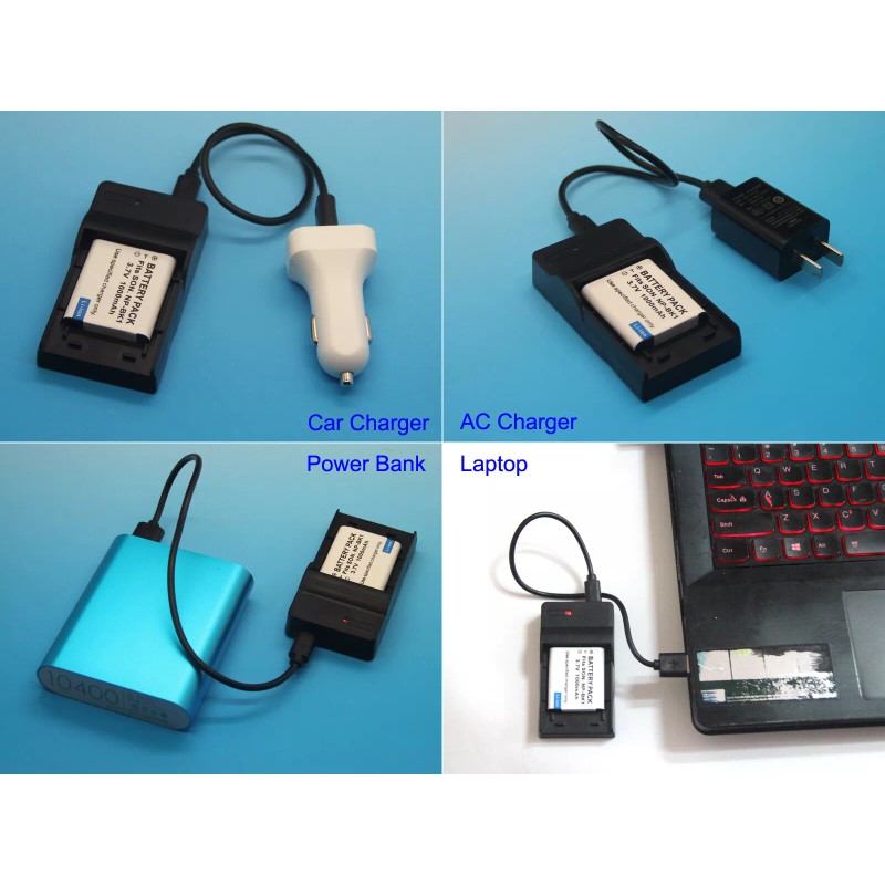 Sony Battery Charger For NP-FW50 Sony Alpha DSLR SLT-A33 SLT-A35