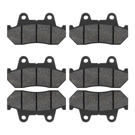 Front and Rear Brake Pads for Honda GL 1200 Goldwing 1200 1984-1987, GL 1100 GL1100 A Goldwing Interstate/Aspencade 1982-1983 VF1100 C/S V65 Magna/Sabre 1983-1986