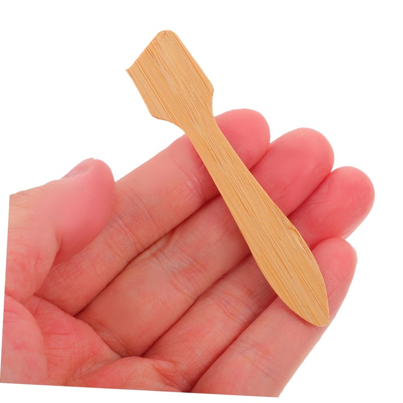 Ipetboom 5pcs Natural Bamboo Facial Mask Spatula Set Face Mask